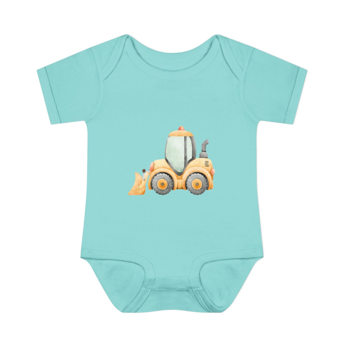Construction Tractor Baby Bodysuit | Cute Infant Onesie
