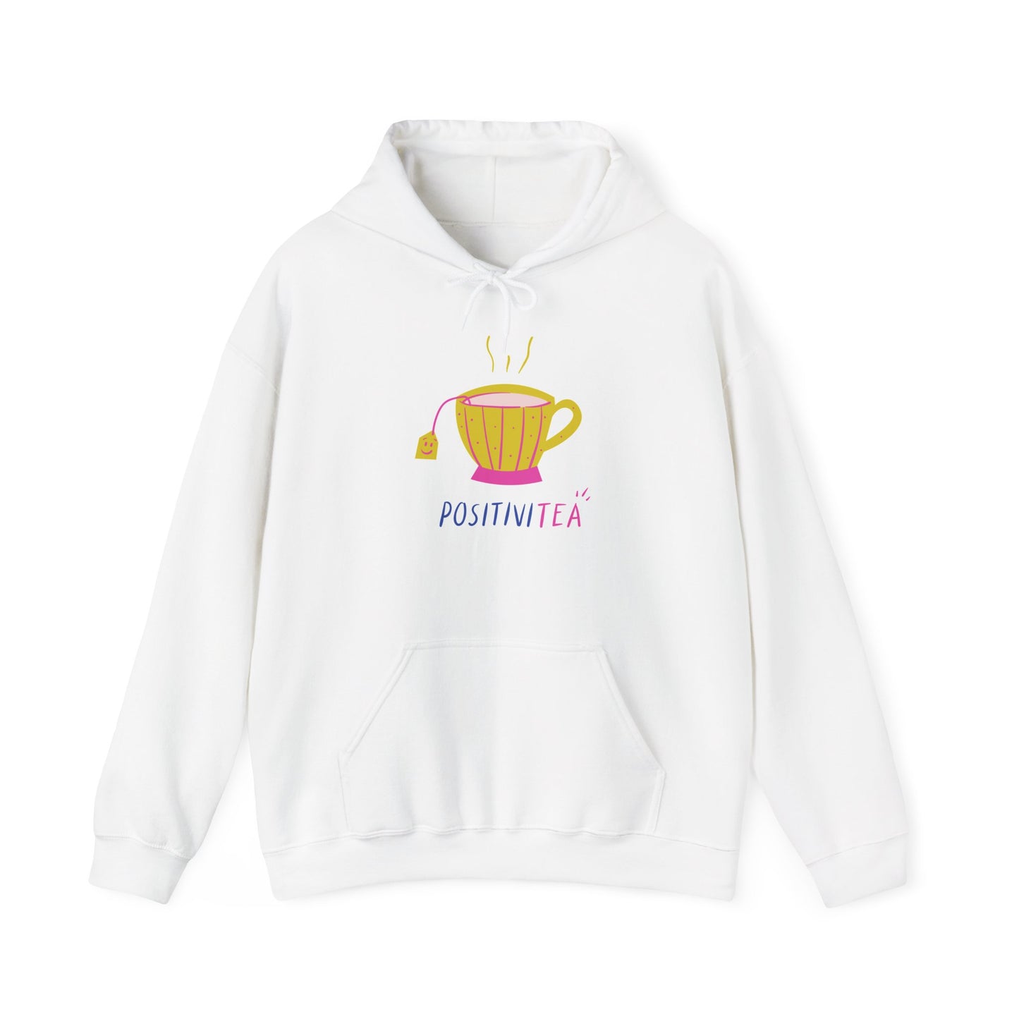 Positive Tea Hooded Sweatshirt | Cozy Tea Lover Hoodie