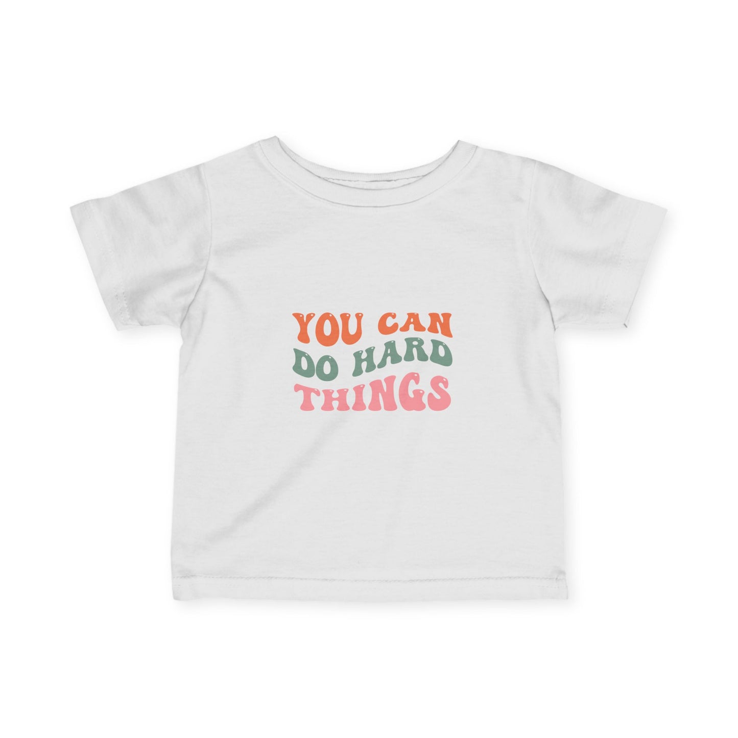 You Can Do Hard Things Baby Tee | Motivational Infant Shirt