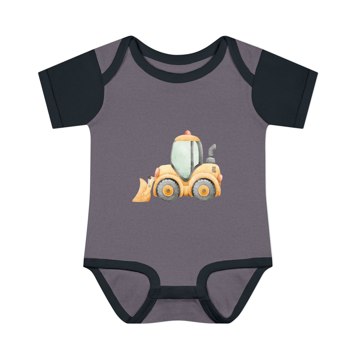 Construction Tractor Baby Bodysuit | Cute Infant Onesie