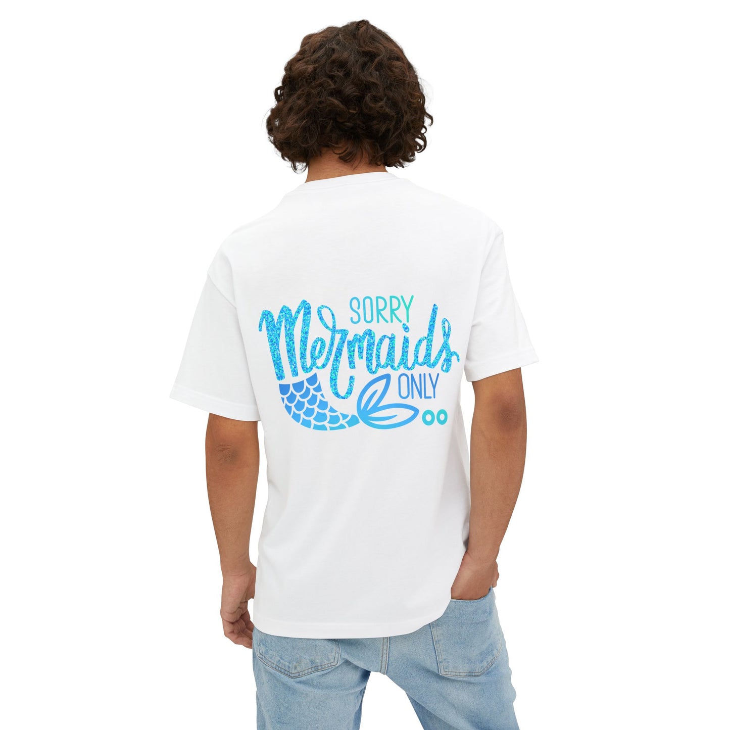 Mermaid Vibes Oversized Tee | Beachwear Summer Gift