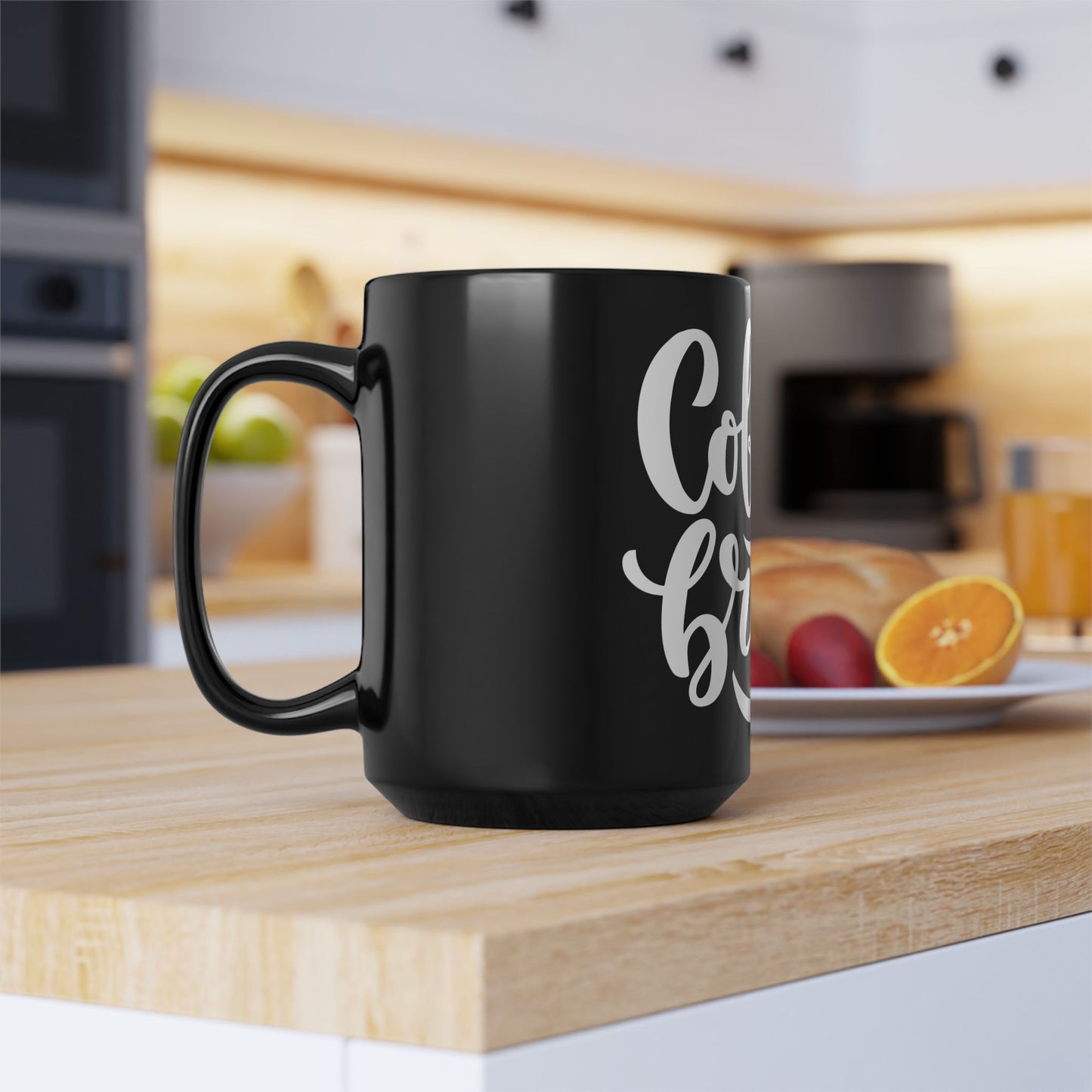 Coffee Break Mug | Black 15oz Mug for Coffee Lovers