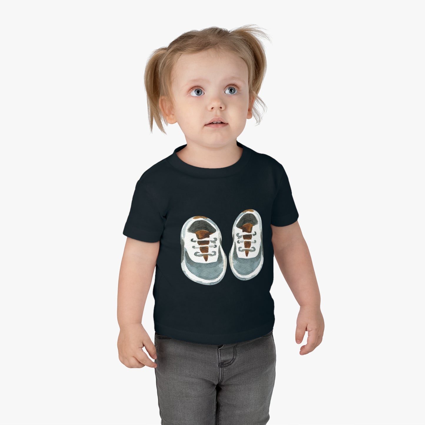 Sneaker Design Infant Cotton Tee | Baby Shower Gift