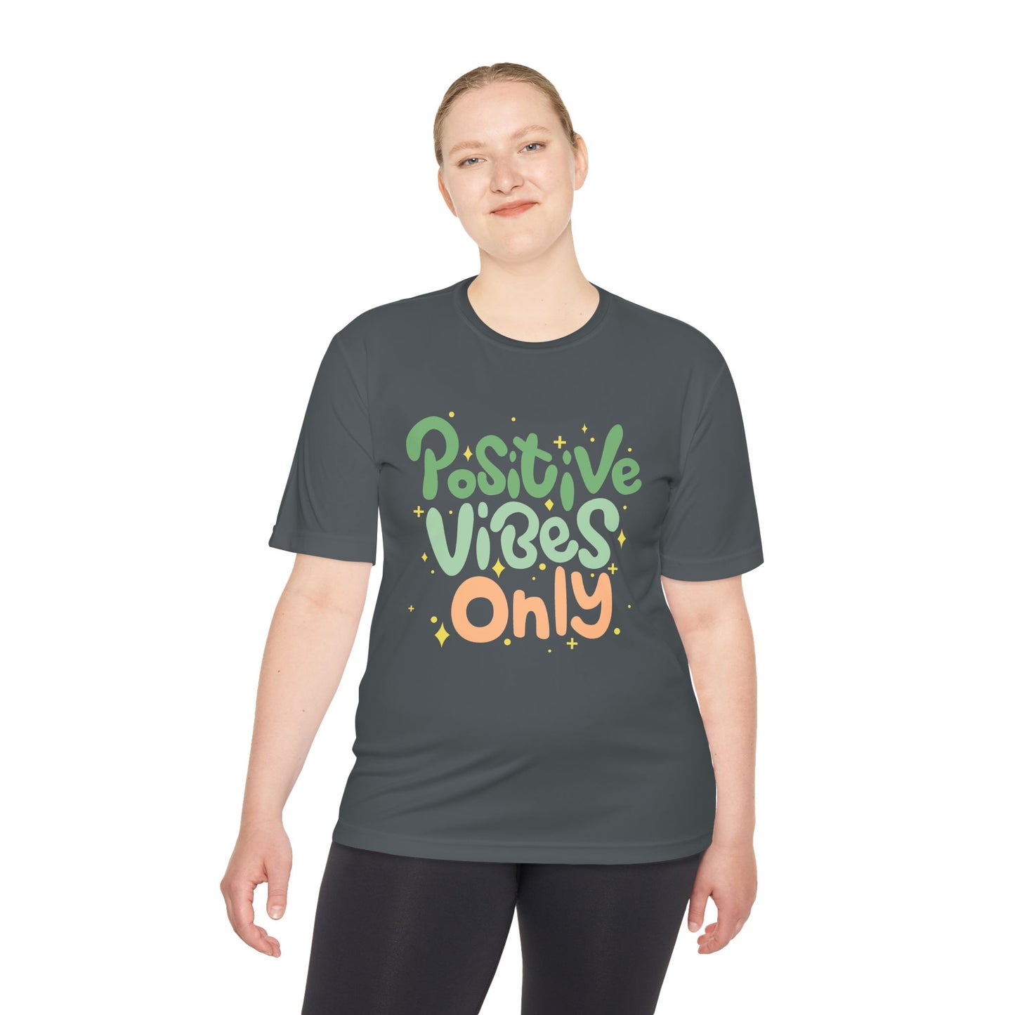 Positive Vibes Only Moisture Wicking Tee | Gifts for Him & Her