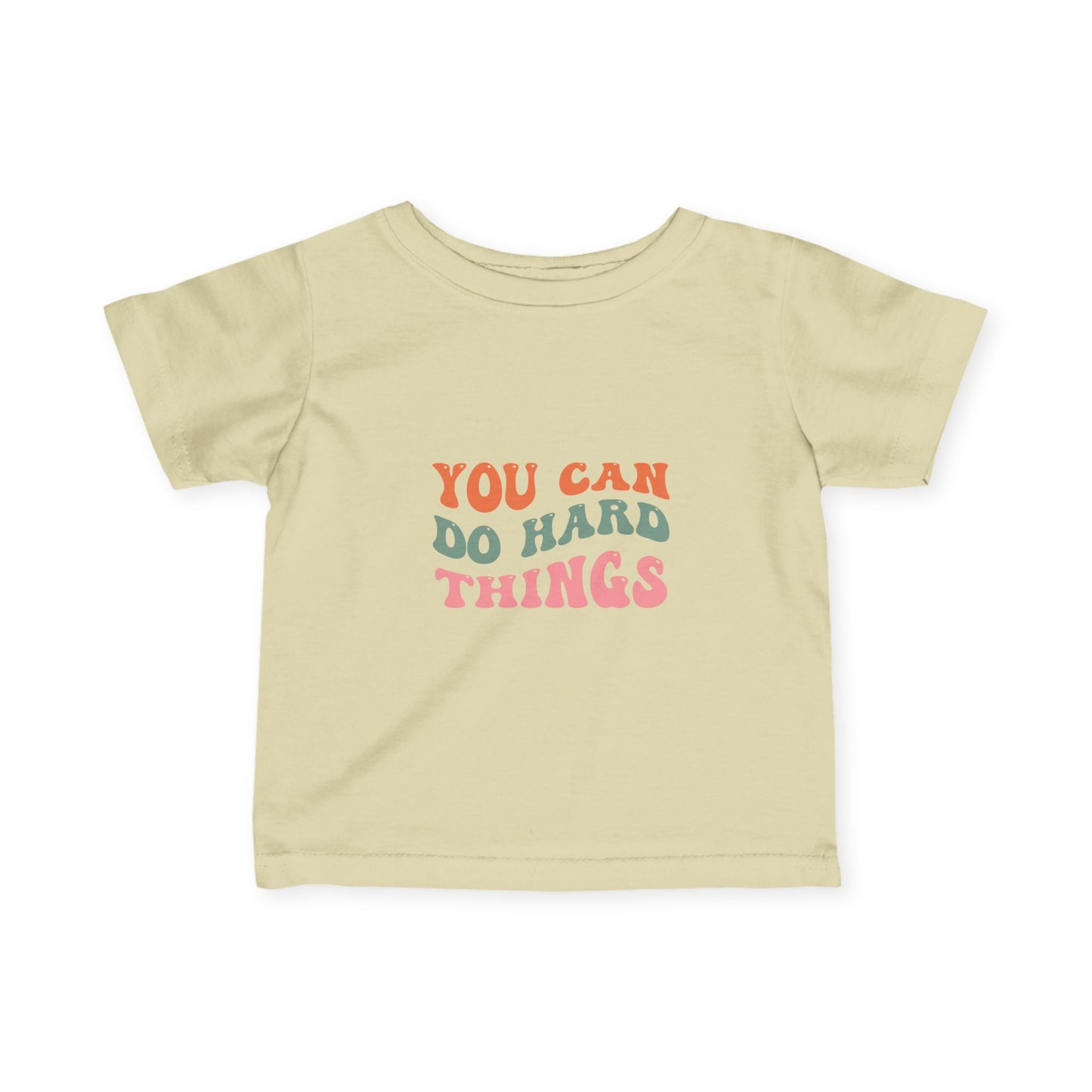 You Can Do Hard Things Baby Tee | Motivational Infant Shirt