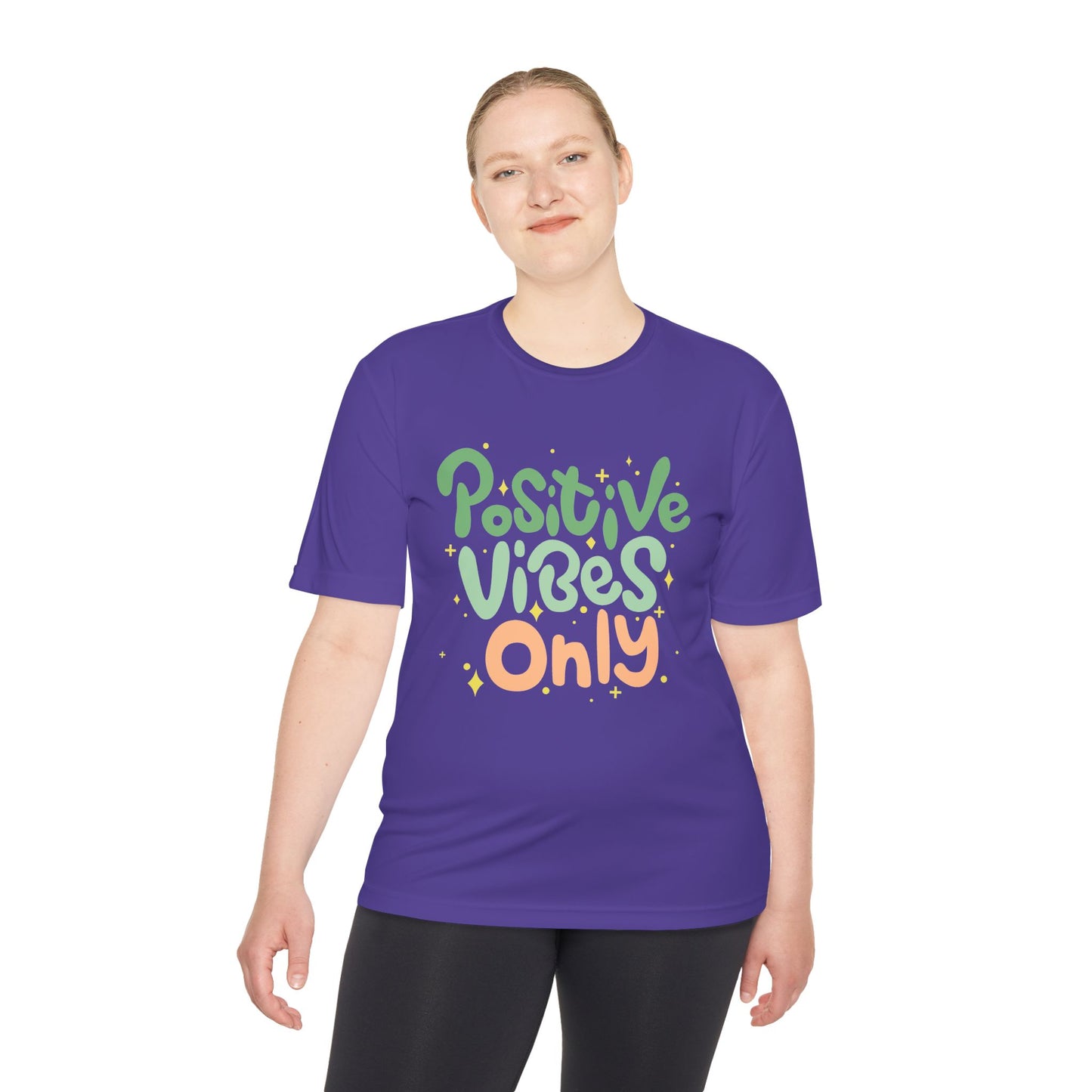 Positive Vibes Only Moisture Wicking Tee | Gifts for Him & Her