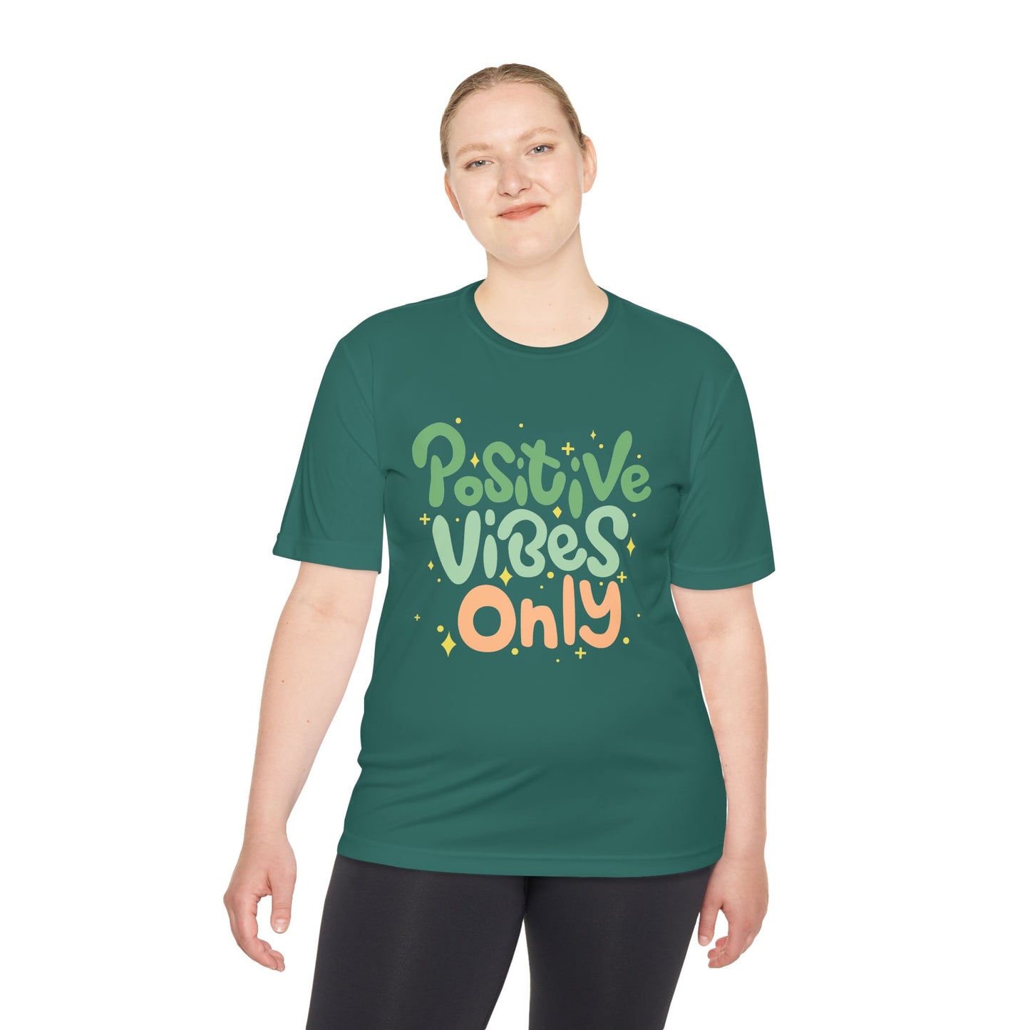 Positive Vibes Only Moisture Wicking Tee | Gifts for Him & Her