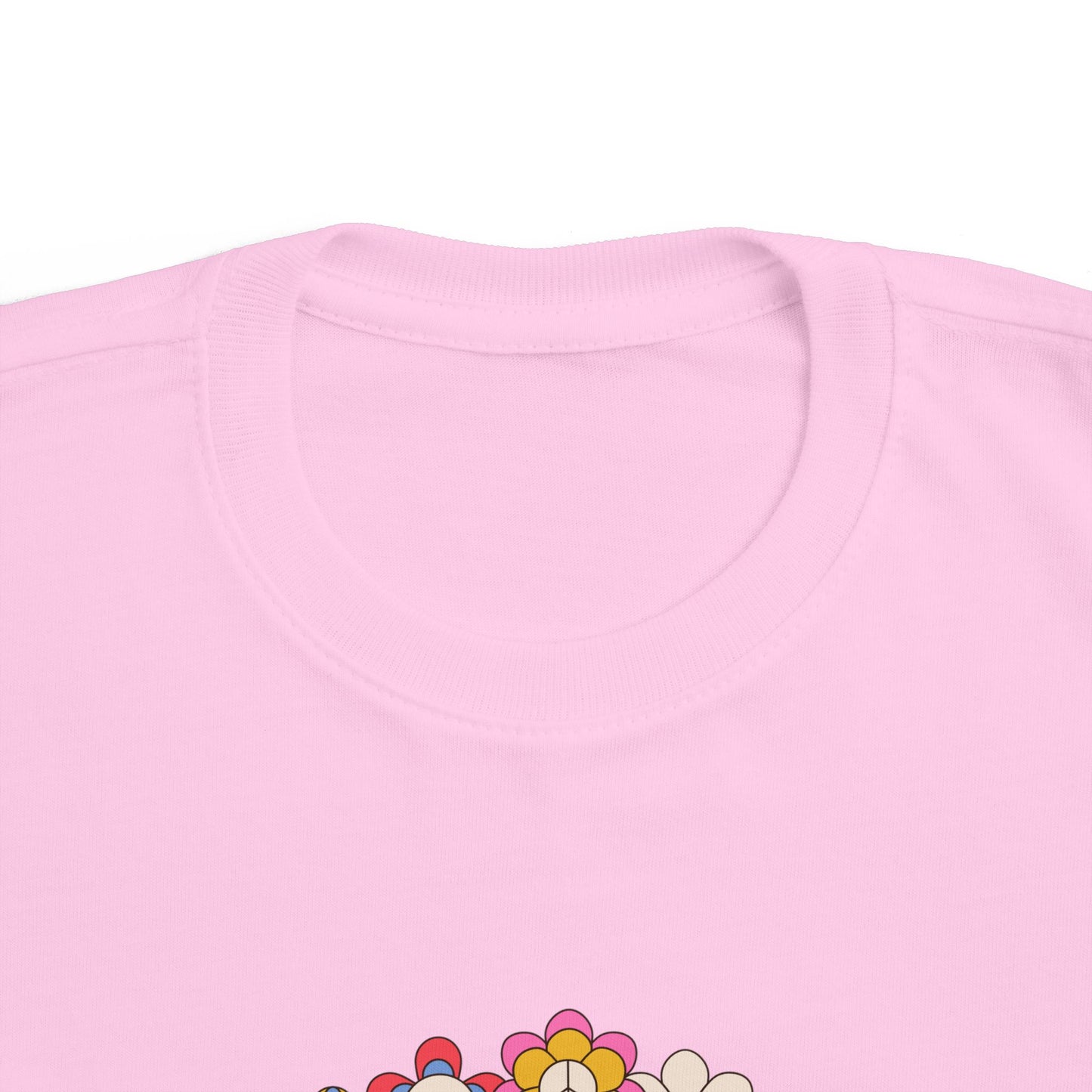 Toddler Tee Flower Power - Never Stop Growing, Cute Kids Shirt