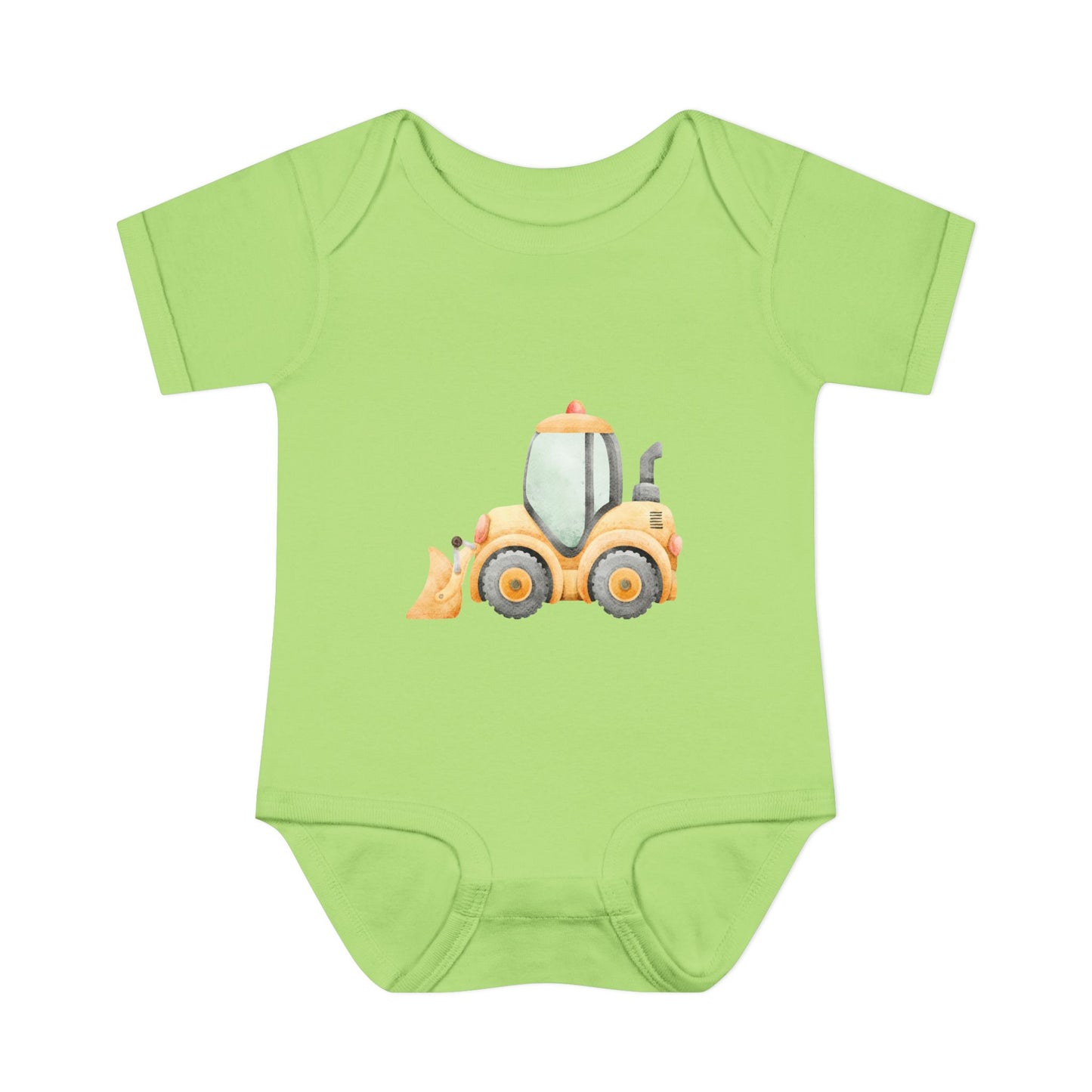 Construction Tractor Baby Bodysuit | Cute Infant Onesie