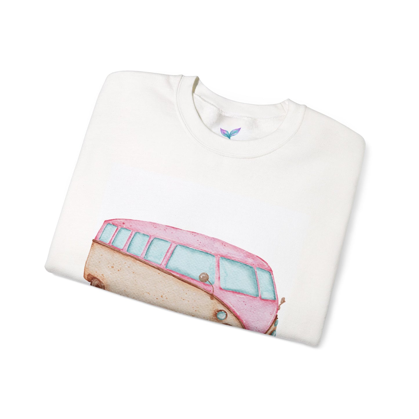 Vintage VW Bus Sweatshirt | Cozy Unisex Retro Camper Gift