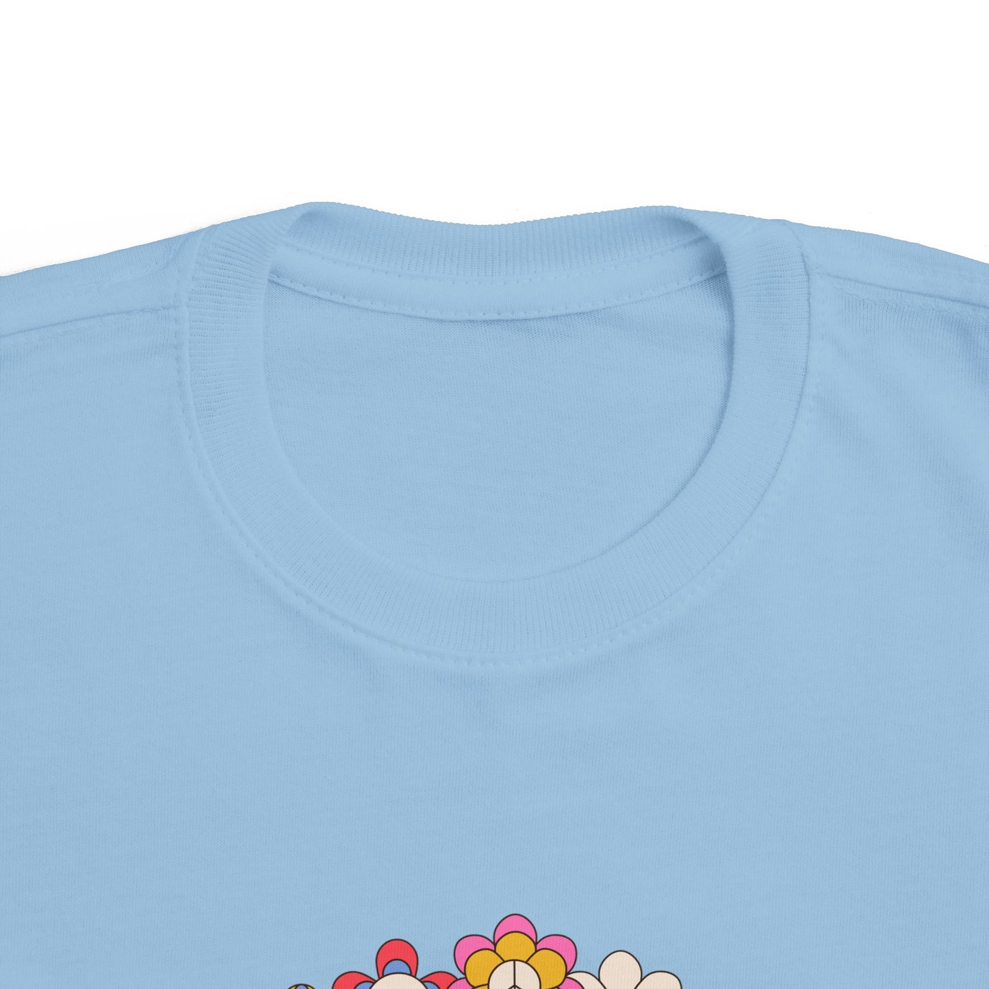 Toddler Tee Flower Power - Never Stop Growing, Cute Kids Shirt