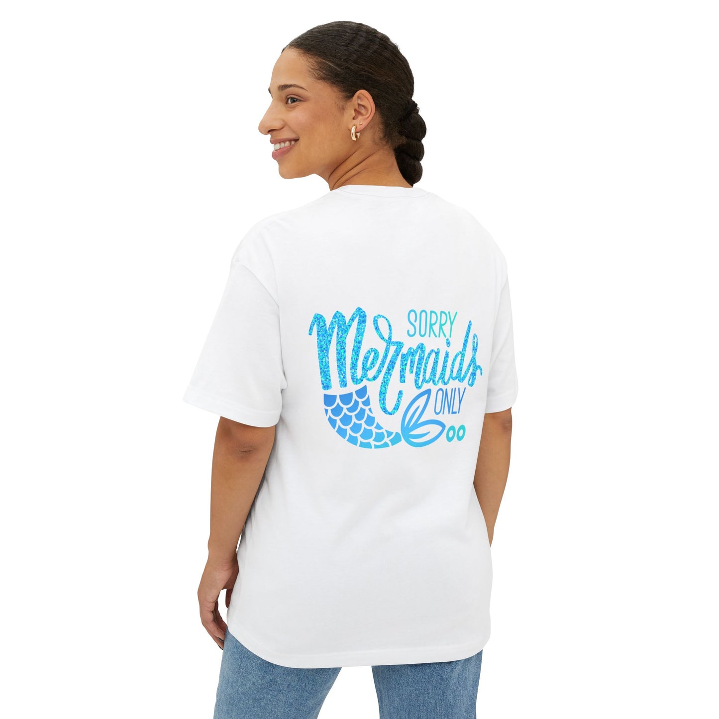Mermaid Vibes Oversized Tee | Beachwear Summer Gift