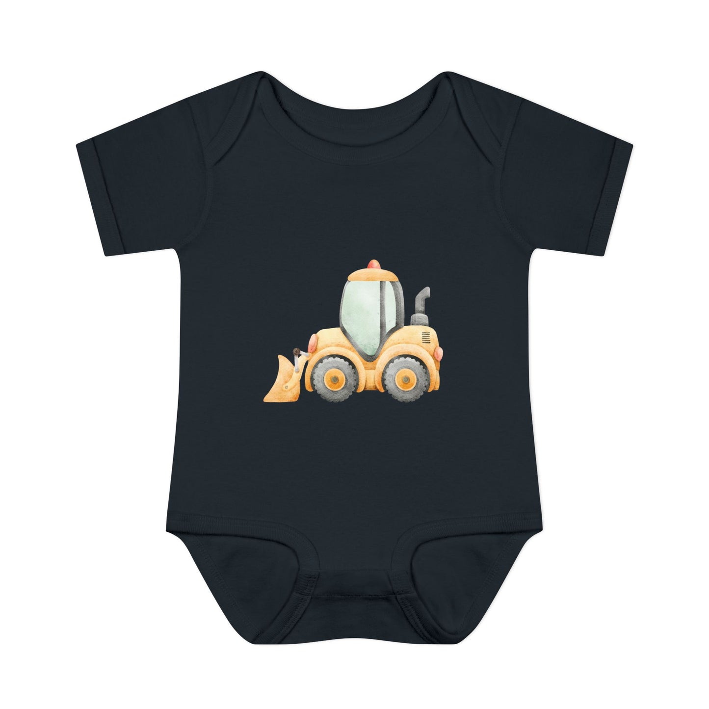 Construction Tractor Baby Bodysuit | Cute Infant Onesie