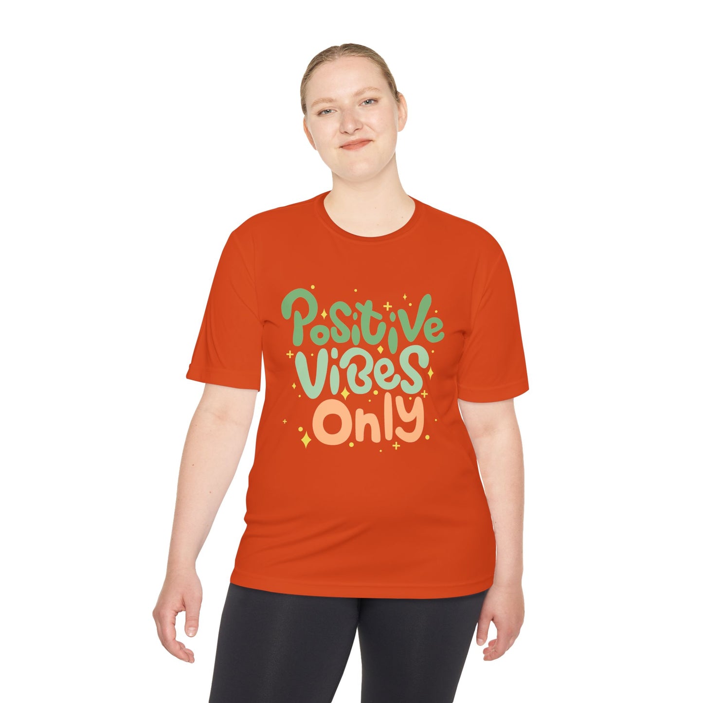 Positive Vibes Only Moisture Wicking Tee | Gifts for Him & Her