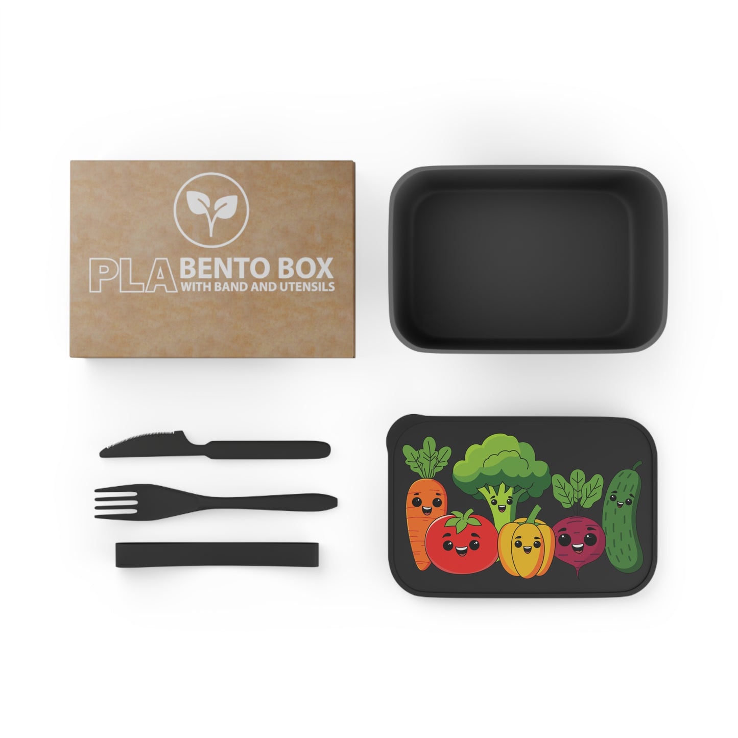Cute Veggie Kids Bento Box | Eco-Friendly Food Container