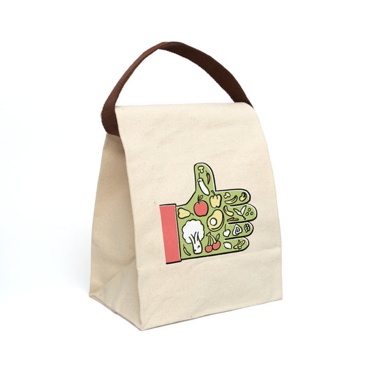 Eco-Friendly Canvas Lunch Bag | Reusable Vegan Tote