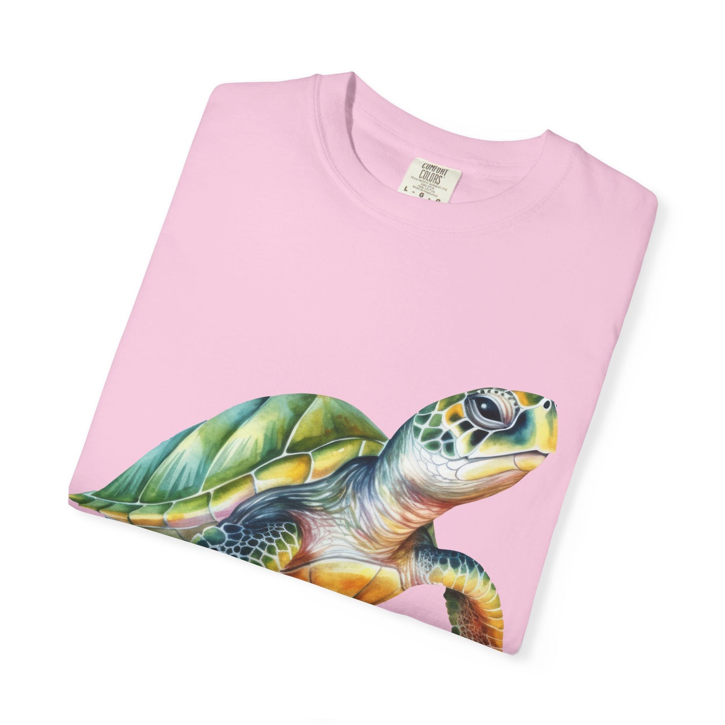 Colorful Sea Turtle Unisex T-Shirt | Beach Lover Gift, Nature Art Shirt