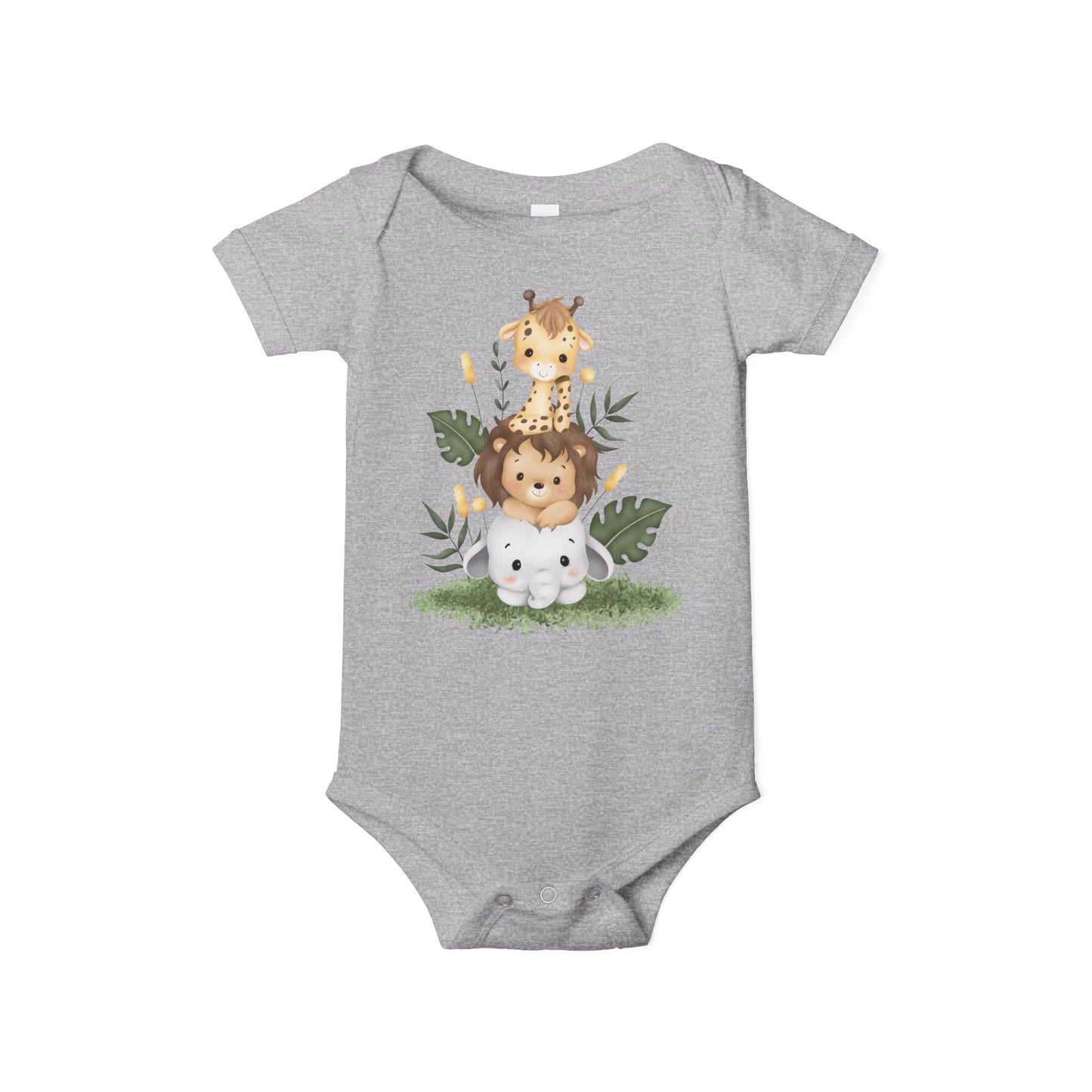 Animal Print Infant Bodysuit | Baby Shower Gift Onesie