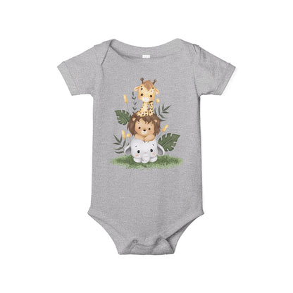 Animal Print Infant Bodysuit | Baby Shower Gift Onesie