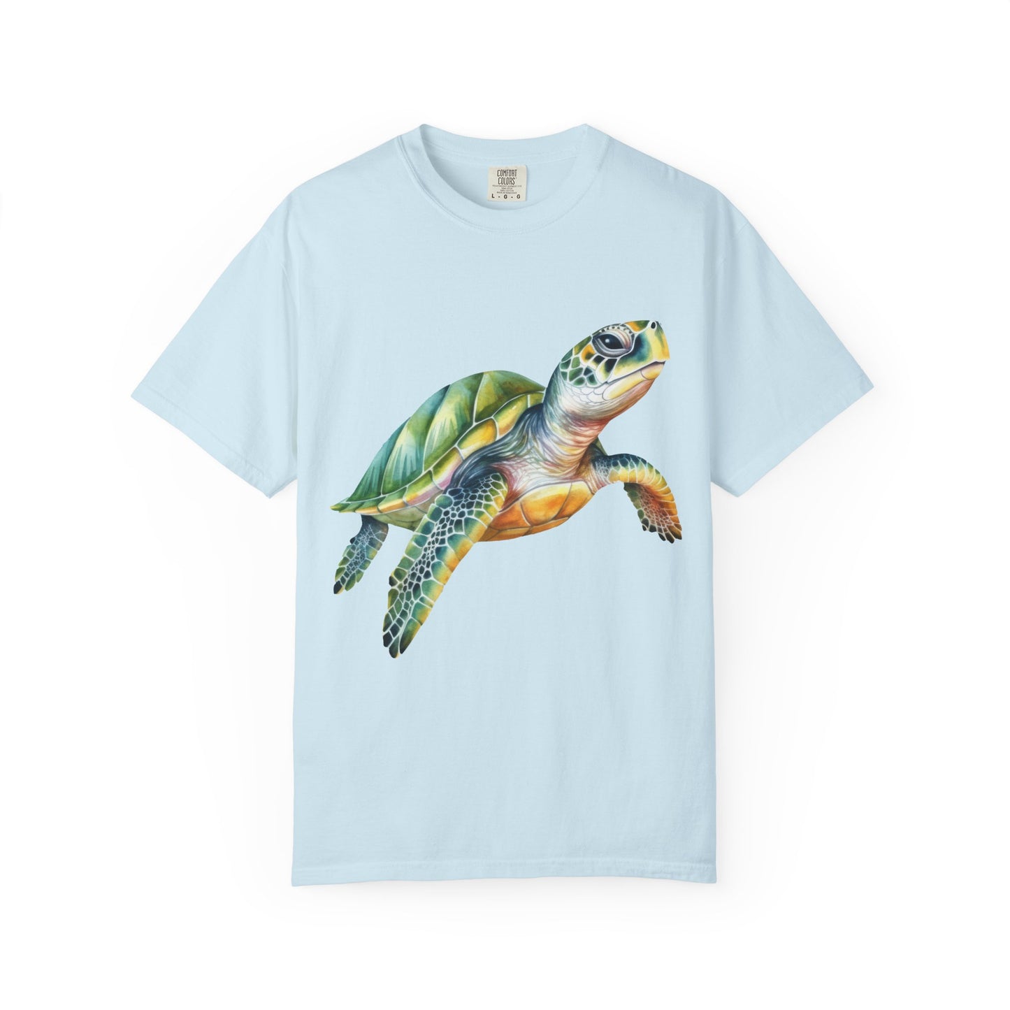 Colorful Sea Turtle Unisex T-Shirt | Beach Lover Gift, Nature Art Shirt