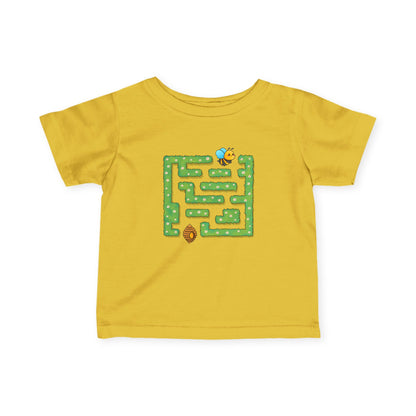 Infant Tee: Cute Baby Maze Game Inspired Toddler Shirt - Birthday Gift