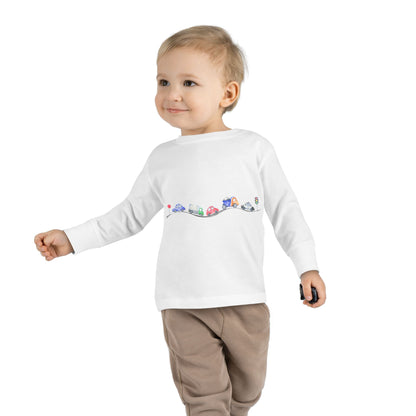 Toddler Long Sleeve Car Tee