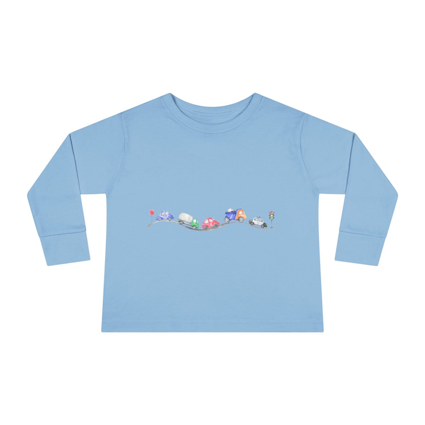 Toddler Long Sleeve Car Tee