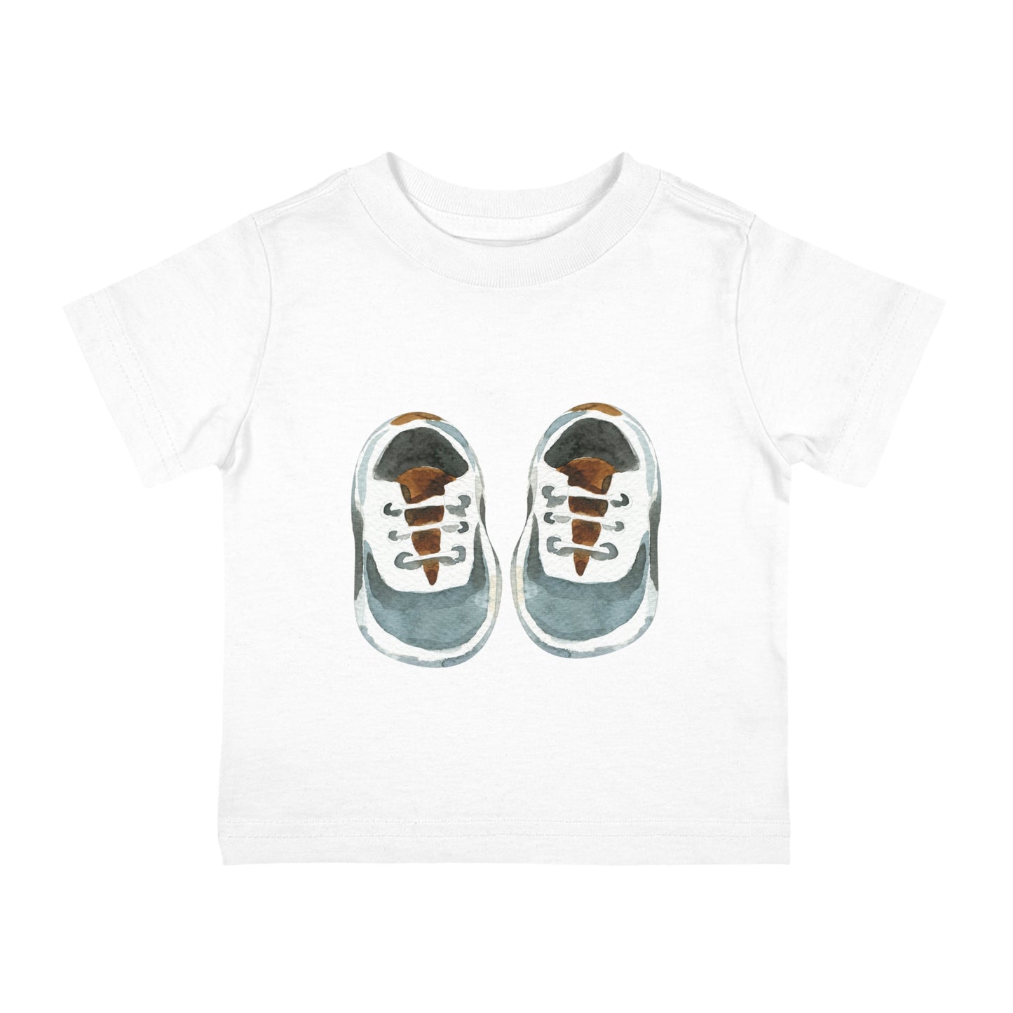 Sneaker Design Infant Cotton Tee | Baby Shower Gift