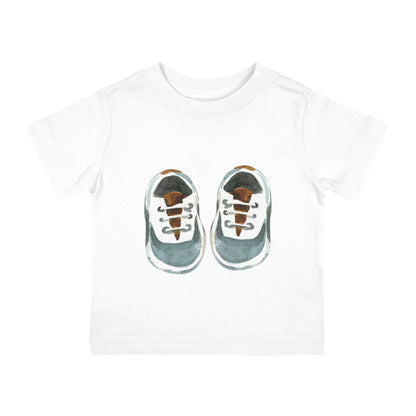 Sneaker Design Infant Cotton Tee | Baby Shower Gift