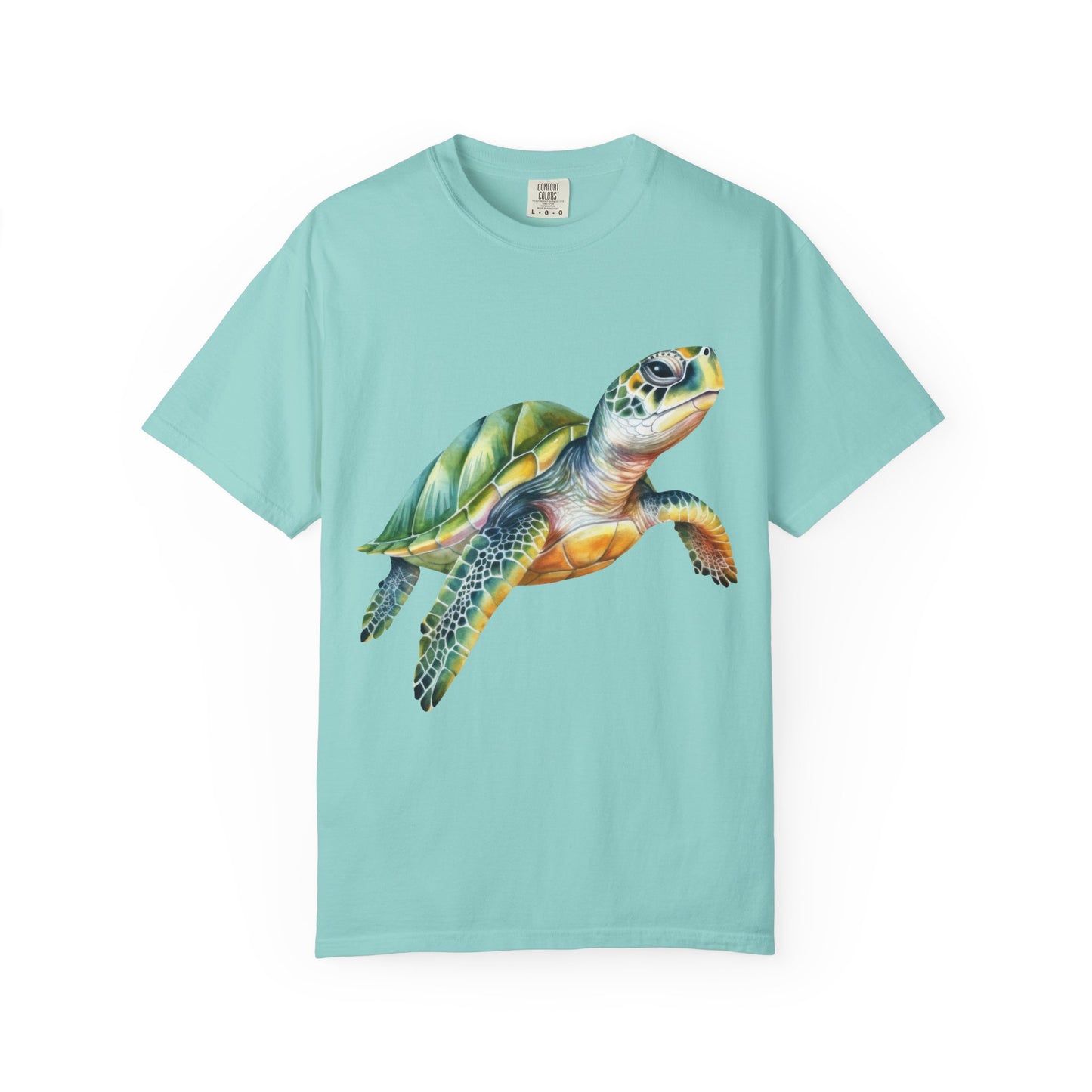 Colorful Sea Turtle Unisex T-Shirt | Beach Lover Gift, Nature Art Shirt