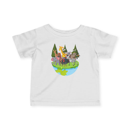 Animal Adventure Tee | Cute Baby Shirt Earth Day Gift