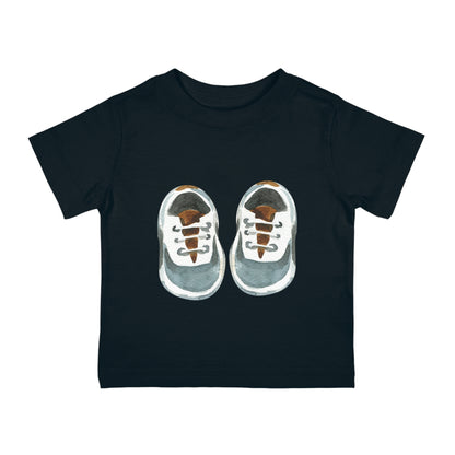 Sneaker Design Infant Cotton Tee | Baby Shower Gift