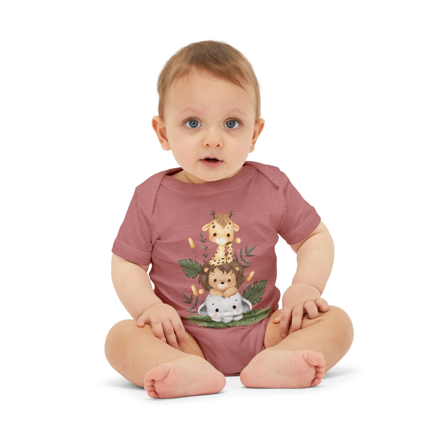 Animal Print Infant Bodysuit | Baby Shower Gift Onesie
