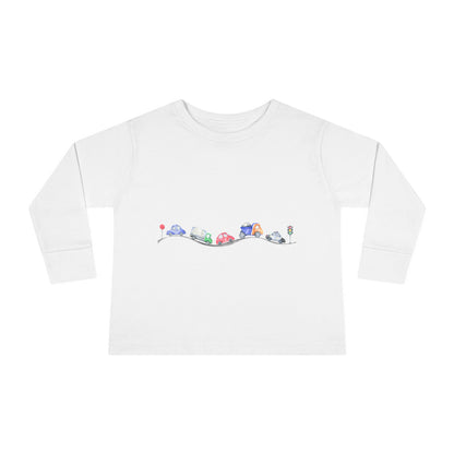 Toddler Long Sleeve Car Tee