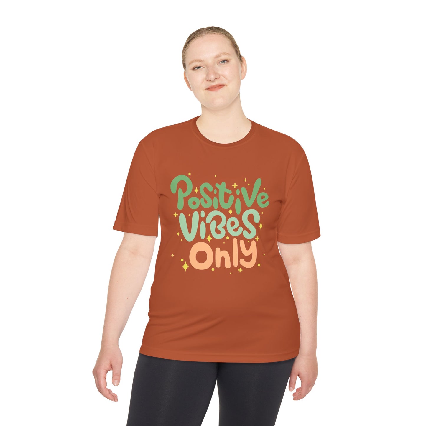 Positive Vibes Only Moisture Wicking Tee | Gifts for Him & Her
