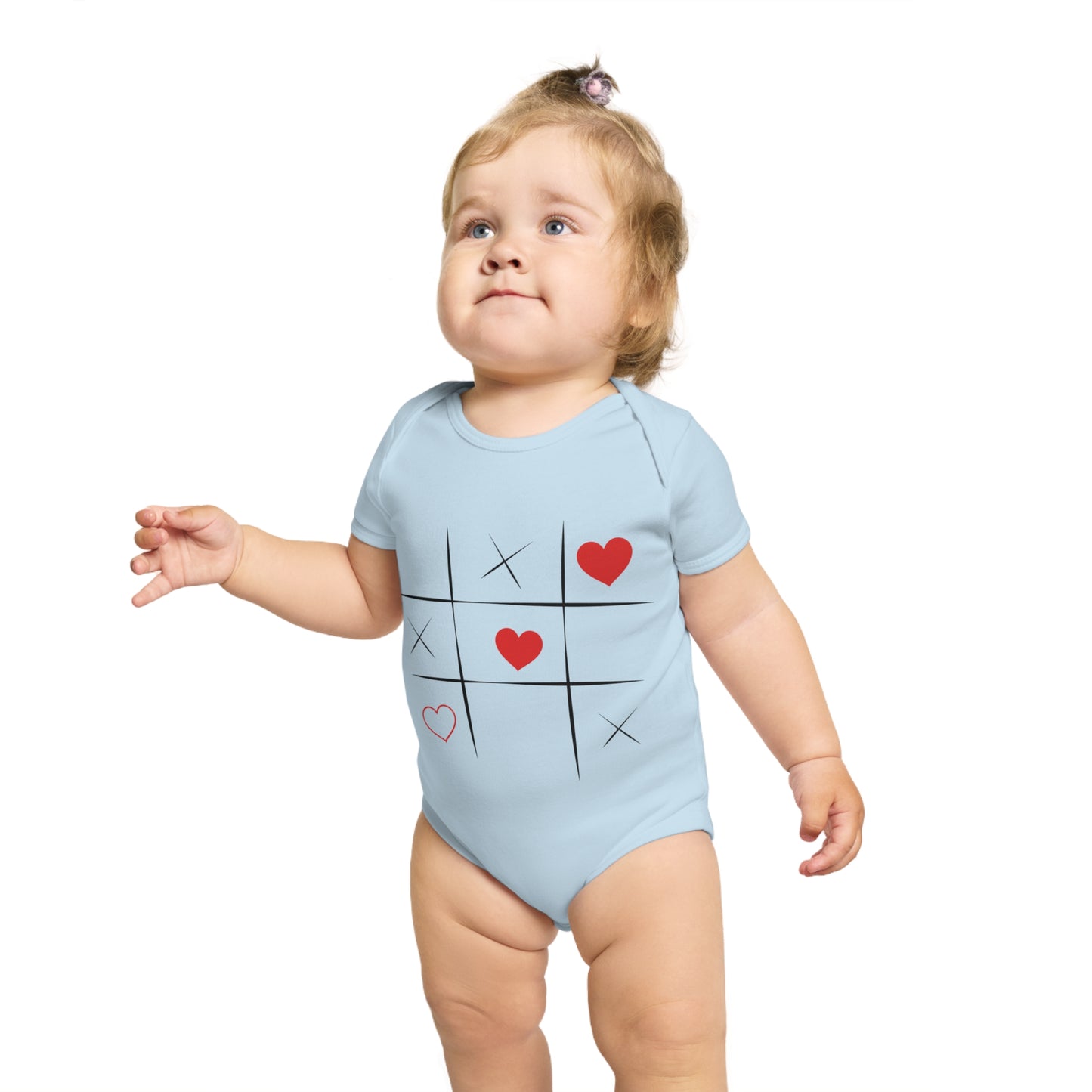 Tic Tac Toe Baby Bodysuit | Cute Baby Shower Gift Onesie
