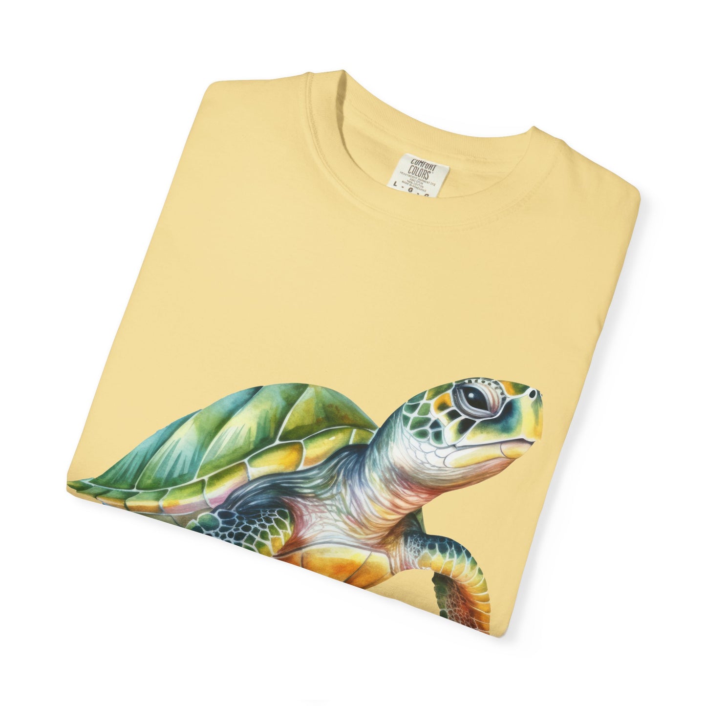 Colorful Sea Turtle Unisex T-Shirt | Beach Lover Gift, Nature Art Shirt