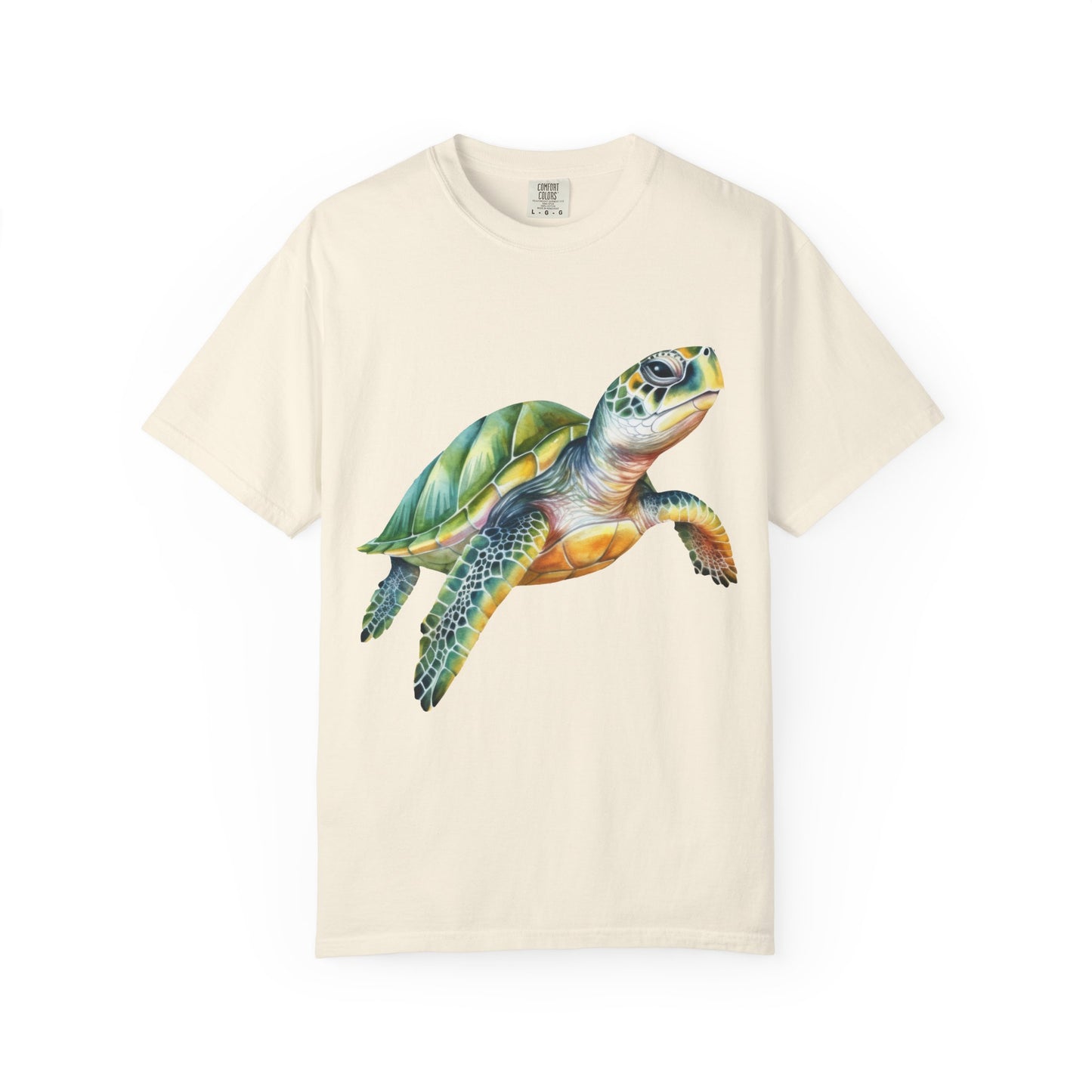 Colorful Sea Turtle Unisex T-Shirt | Beach Lover Gift, Nature Art Shirt
