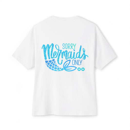 Mermaid Vibes Oversized Tee | Beachwear Summer Gift