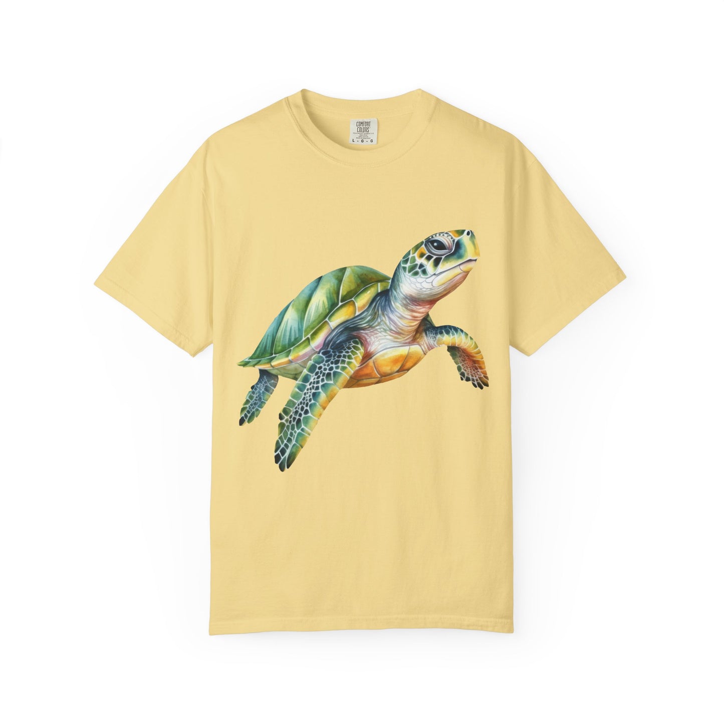 Colorful Sea Turtle Unisex T-Shirt | Beach Lover Gift, Nature Art Shirt