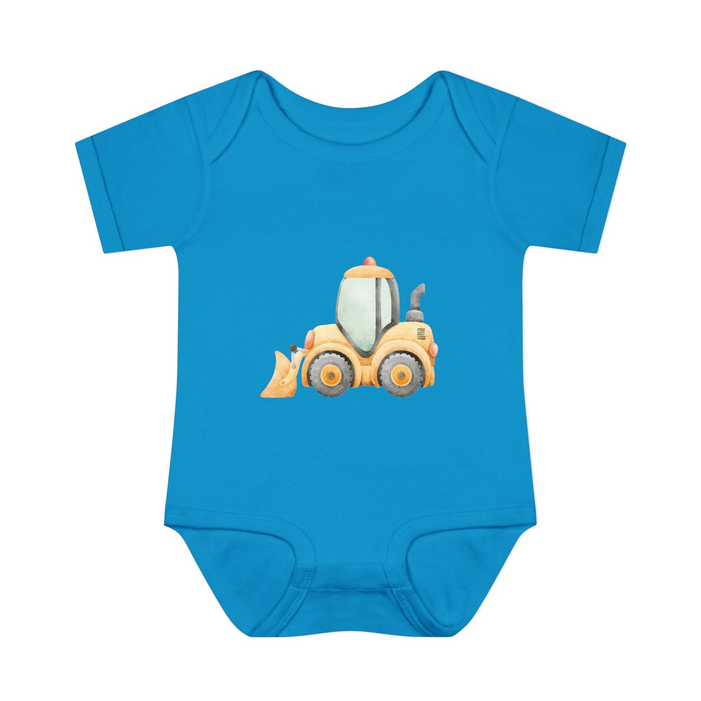 Construction Tractor Baby Bodysuit | Cute Infant Onesie