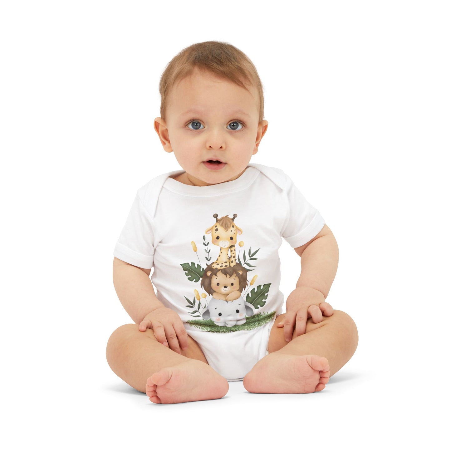 Animal Print Infant Bodysuit | Baby Shower Gift Onesie