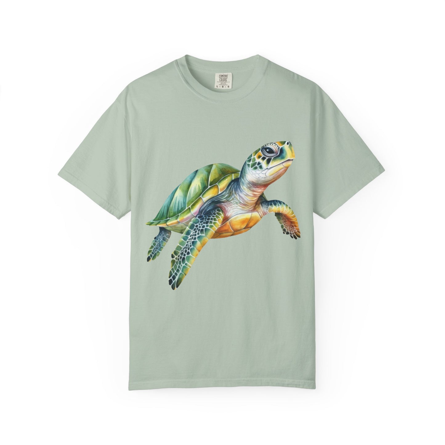 Colorful Sea Turtle Unisex T-Shirt | Beach Lover Gift, Nature Art Shirt
