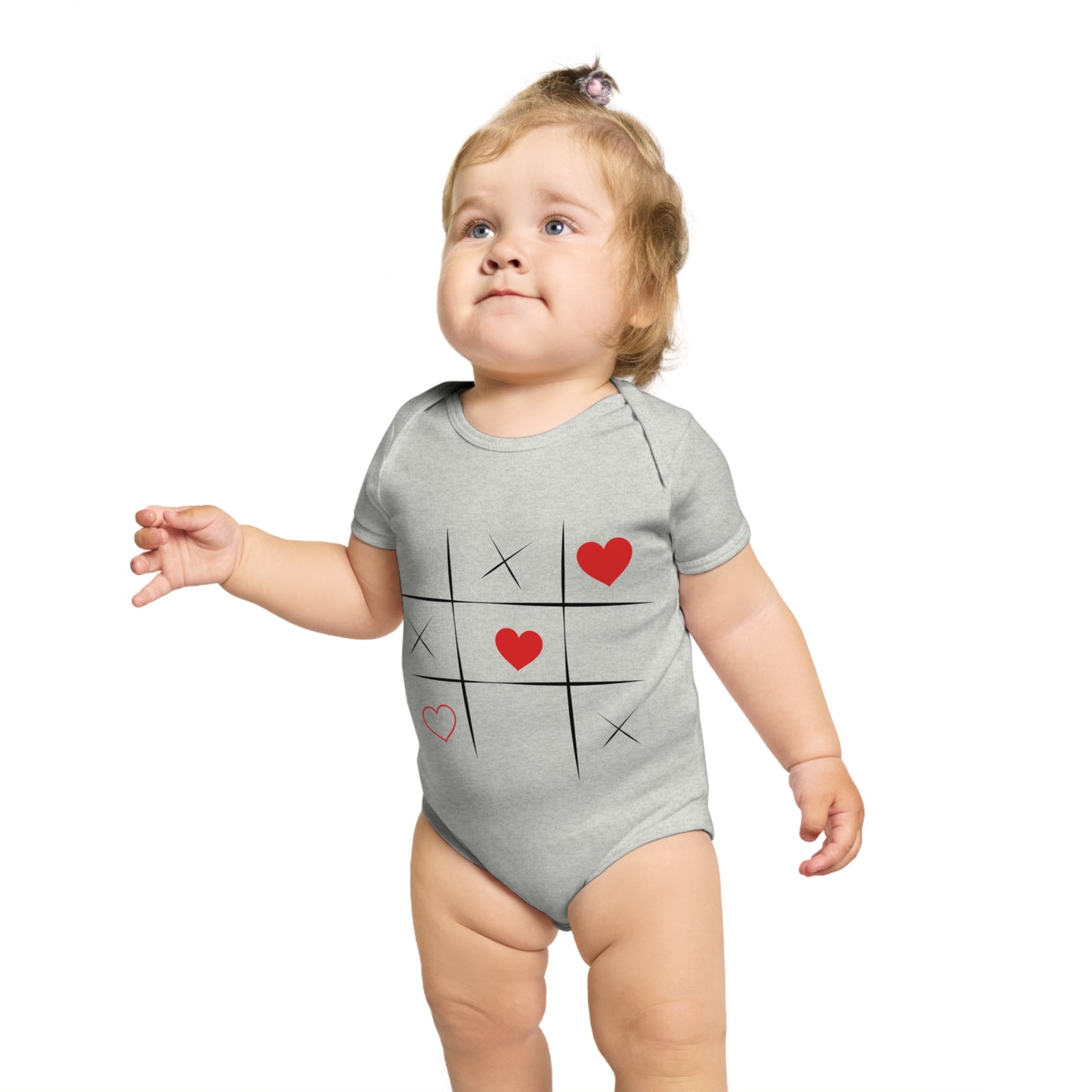 Tic Tac Toe Baby Bodysuit | Cute Baby Shower Gift Onesie