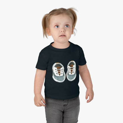 Sneaker Design Infant Cotton Tee | Baby Shower Gift