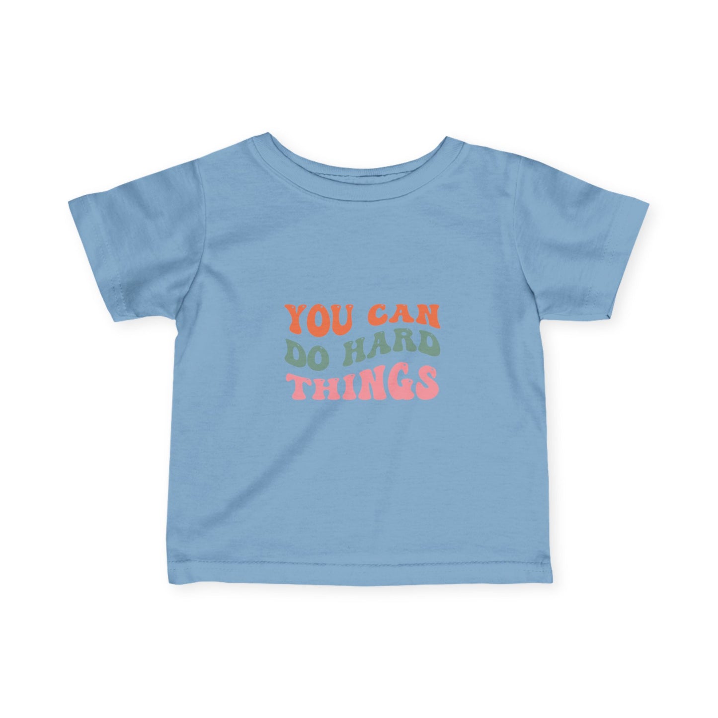You Can Do Hard Things Baby Tee | Motivational Infant Shirt