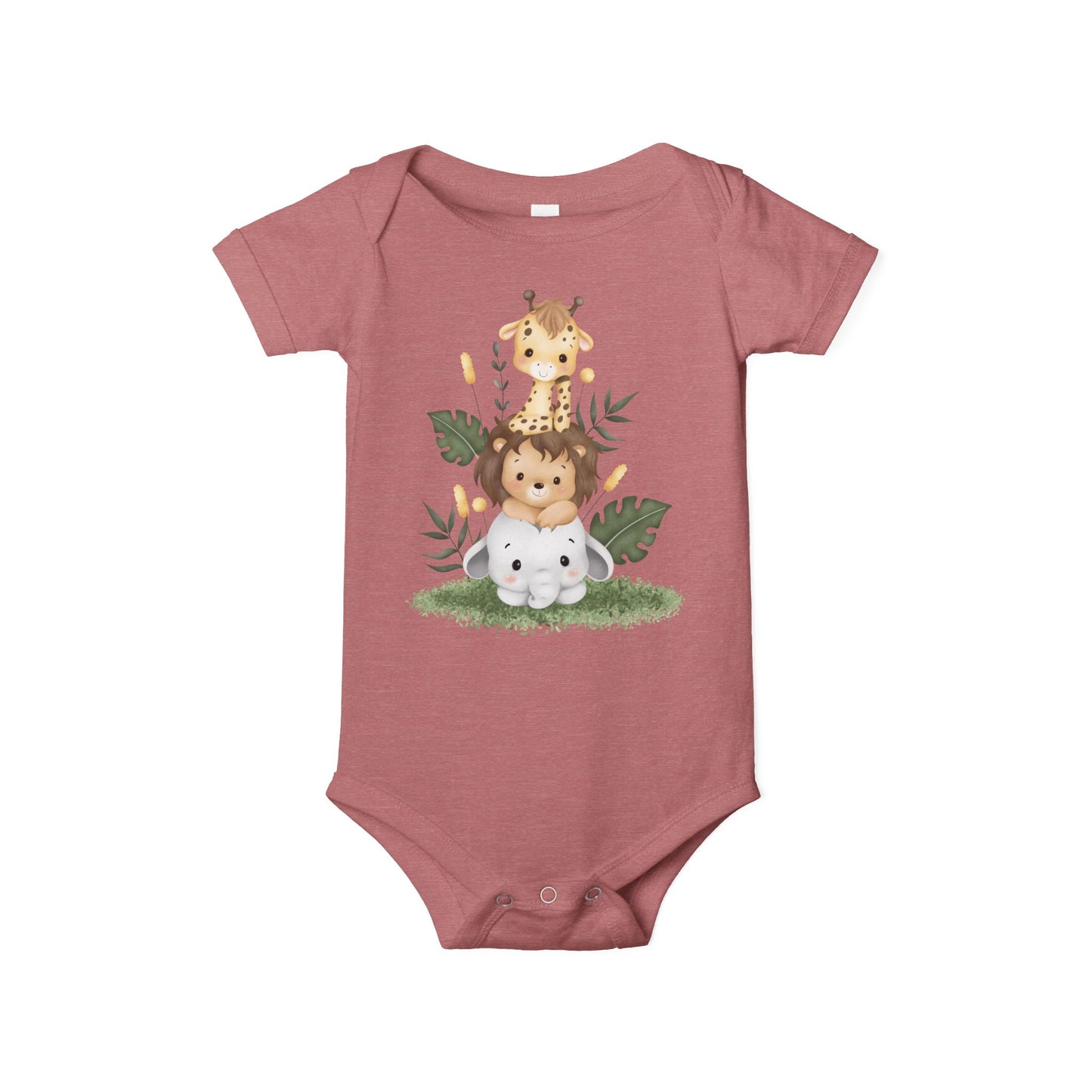 Animal Print Infant Bodysuit | Baby Shower Gift Onesie