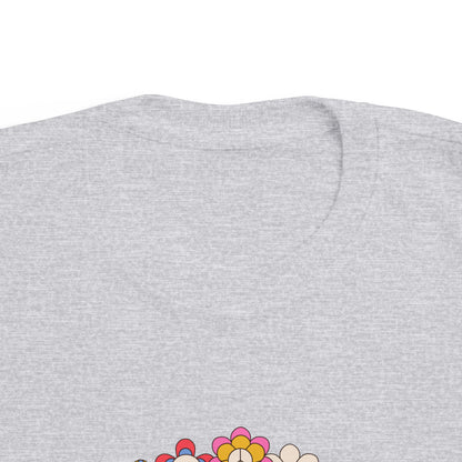 Toddler Tee Flower Power - Never Stop Growing, Cute Kids Shirt