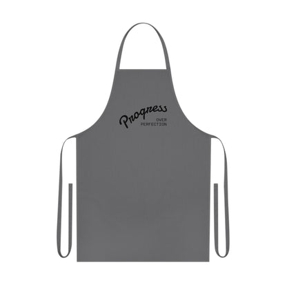 Progress Over Perfection Cotton Apron | Cooking Gift