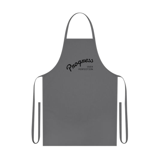 Progress Over Perfection Cotton Apron | Cooking Gift